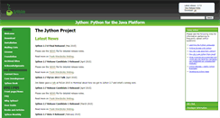 Desktop Screenshot of jython.org