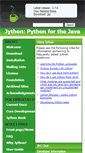 Mobile Screenshot of jython.org