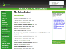 Tablet Screenshot of jython.org